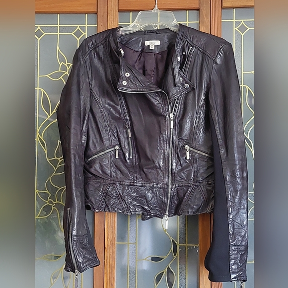 Cache Jackets & Blazers - Cache Leather Jacket Sz. M